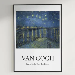 NOCHE ESTRELLADA SOBRE EL RÓDANO