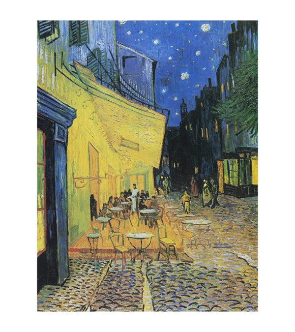 TERRAZA DE CAFÉ POR LA NOCHE