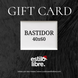 Gift Card Bastidor 40x60