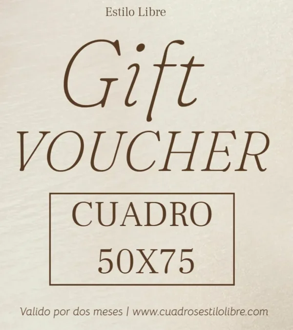 Gift Card Cuadro 50x75