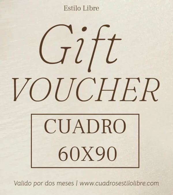 Gift Card Cuadro 60x90