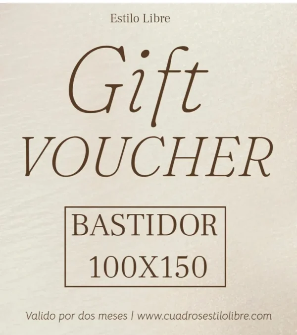 Gift Card Bastidor 100x150