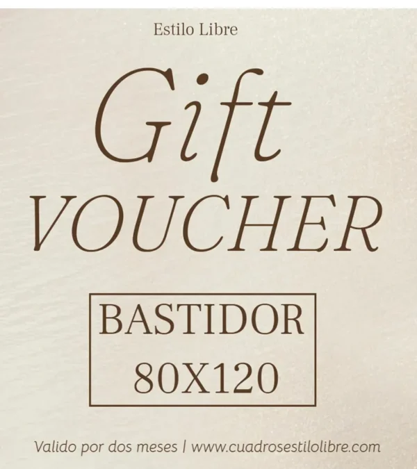 Gift Card Bastidor 80x120