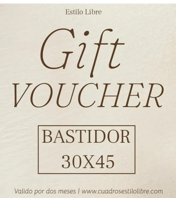 Gift Card Cuadro 30x45