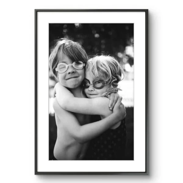Vertical negro con borde