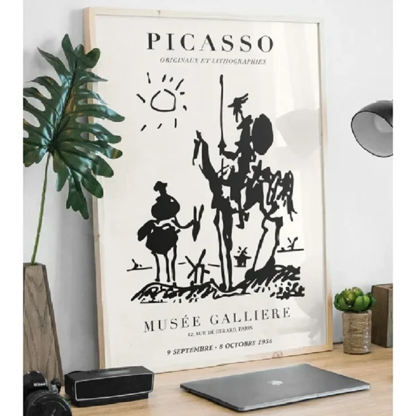 Don Quijote y Sancho - Pablo Picasso