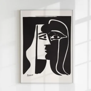 El beso Blanco y negro