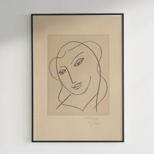 Étude pour la vierge tête voilée