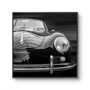 Porsche smiling