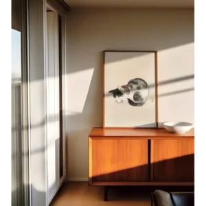 Gato Durmiendo - Takeuchi Seihō